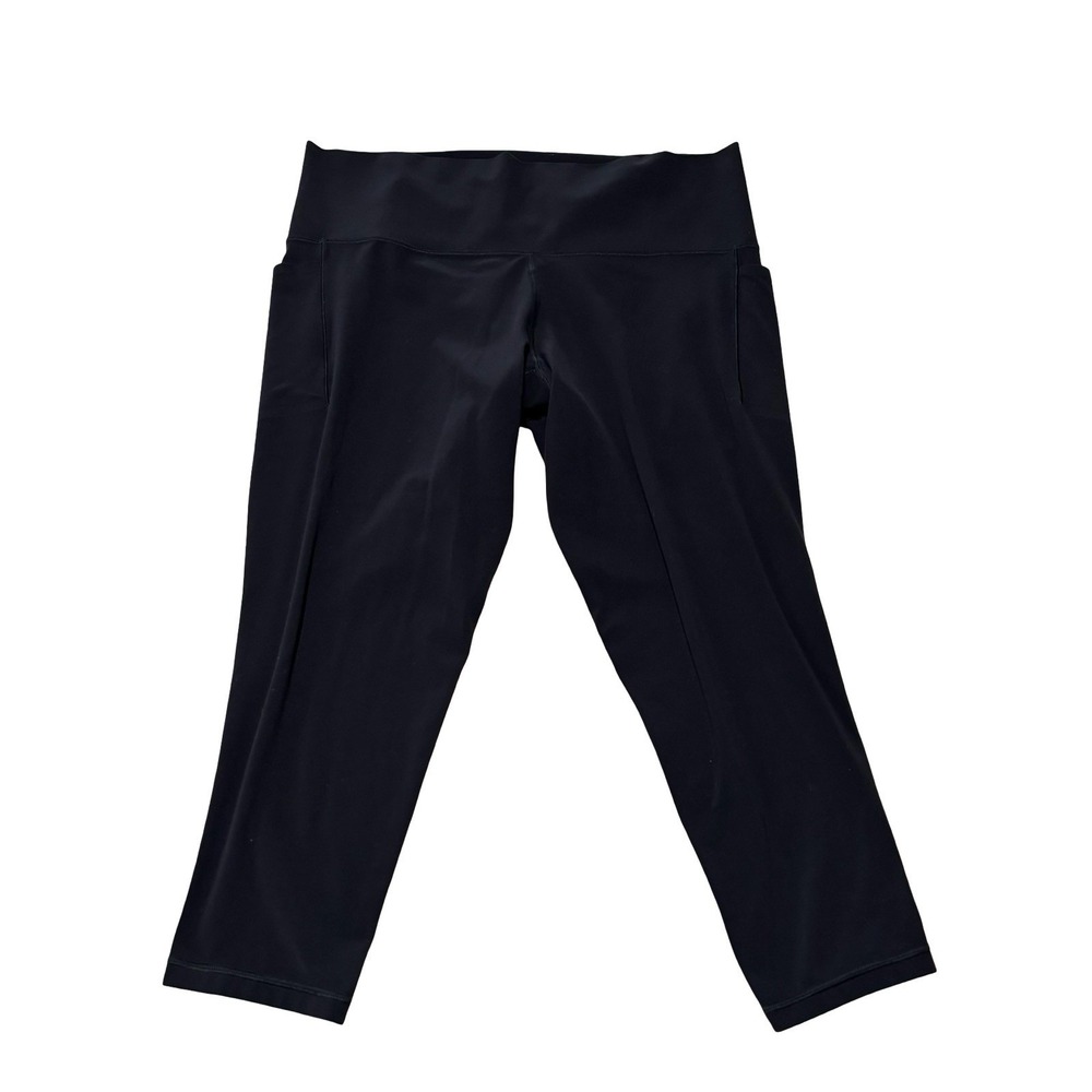 Athleta Women's Salutation Stash High Rise 7/8 Tight Leggings Black 2X 36 x 24